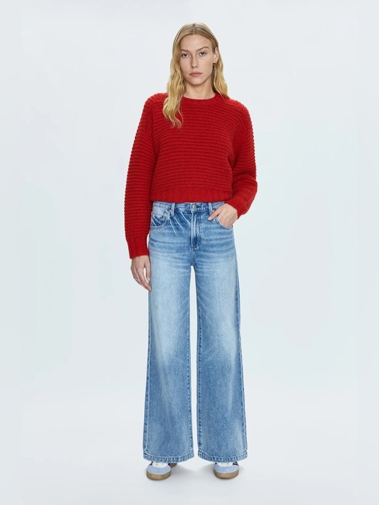 pistola Denim - Pistola Jadyn Low Slung Palazzo Wide Leg in Runyon 
Size 26